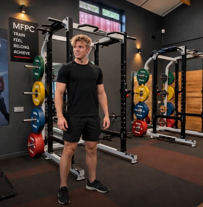 Member training at the racks
